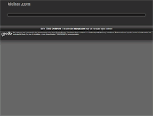 Tablet Screenshot of kidhar.com